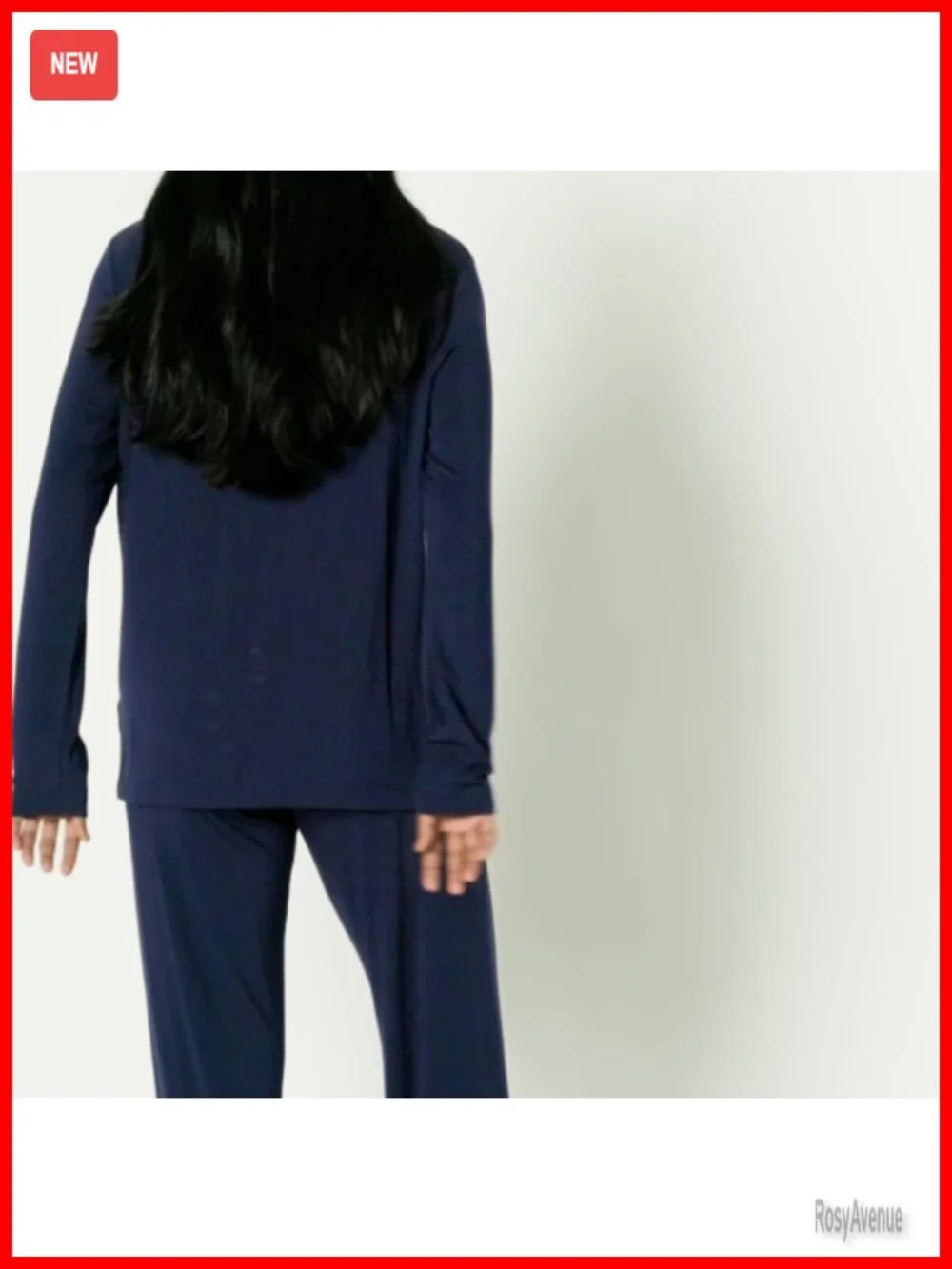 Women's Long Sleeve Henley Pajama Set - Soft Modal Jersey - Pajama Set
